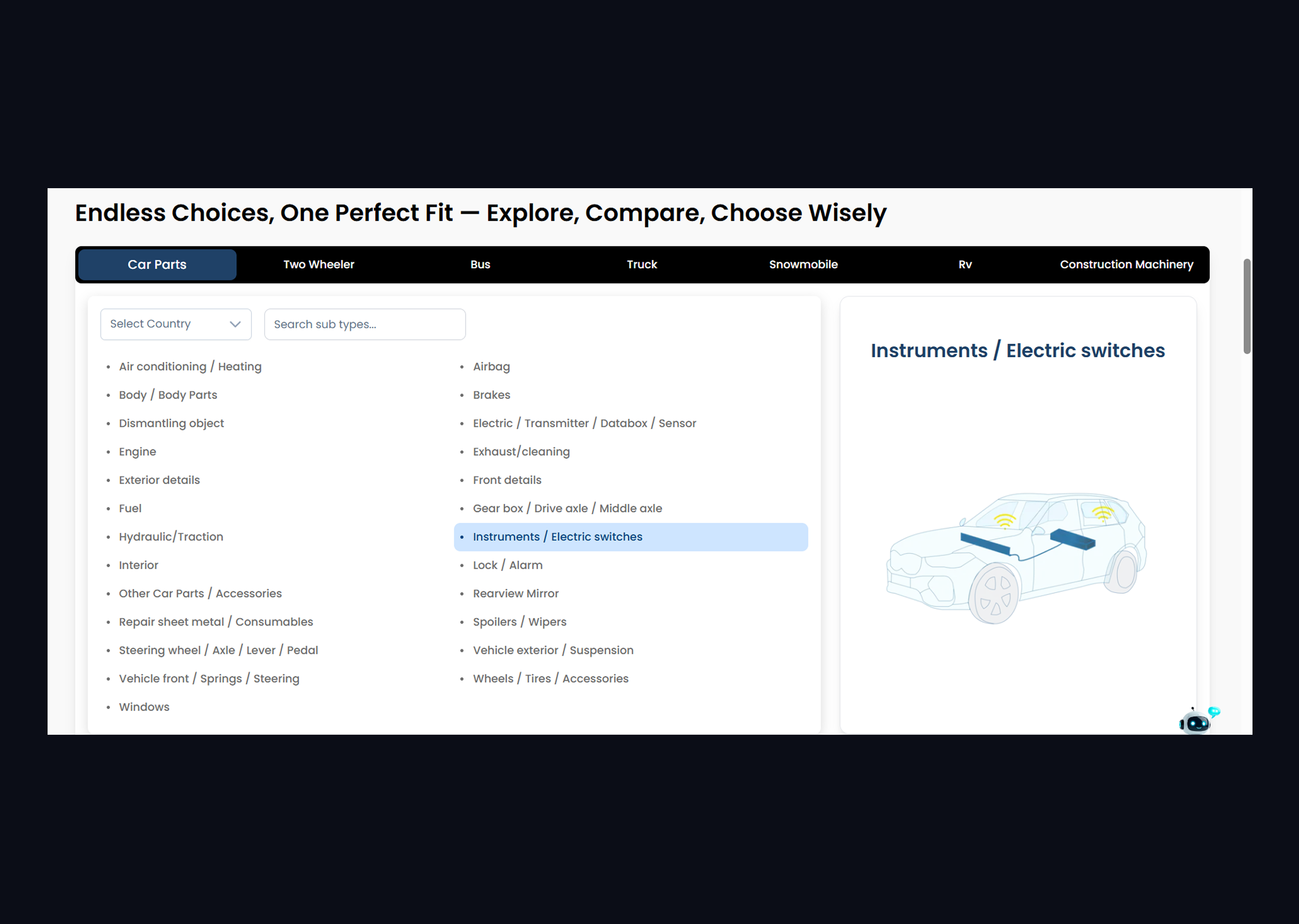 Category nav